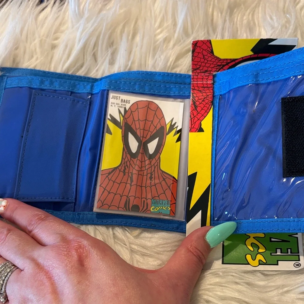 Marvel Comic Vintage Wallet with Red and Blue Design